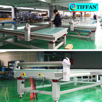 TIFFAN Fabriqué en Chine Table intelligente en vinyle 1500mm 1700mm Large format Machine à plastifier à plat plastifieuse avec pompe à air silencieuse