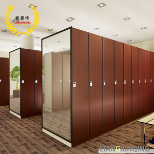 High Quality Waterproof Compact Laminate Assembled Electronic Lock Gym Locker Custom Wooden Fitness Storage Cabinet CG25235 CG25 - Product Image 6