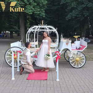 Calèche électrique en forme de citrouille, grande capacité, calèche de luxe haut de gamme pour mariage, tourisme et visites touristiques - Product Image 5