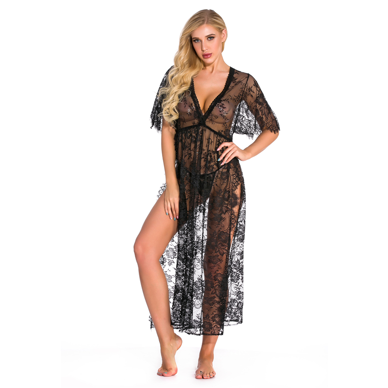 Sexy Women Lingerie Ladies Lace Sexy Lingerie Underwear Panties Transparent Lingerie Robe Sexy
