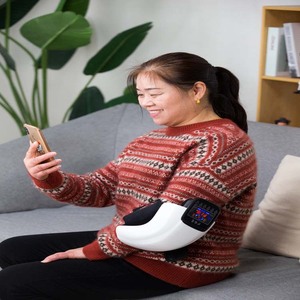 Masseur de genou avec thérapie par lumière rouge, vibration, pression d'air, soulagement de la douleur, rechargeable par USB, dispositif intelligent de soutien du genou - Product Image 2