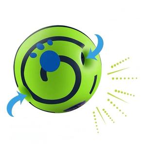 Оптовая продажа, интерактивный корм для домашних животных, нетоксичный и без запаха, резиновая собака, жевательная игрушка, мяч, игрушки для собак - Product Image 1