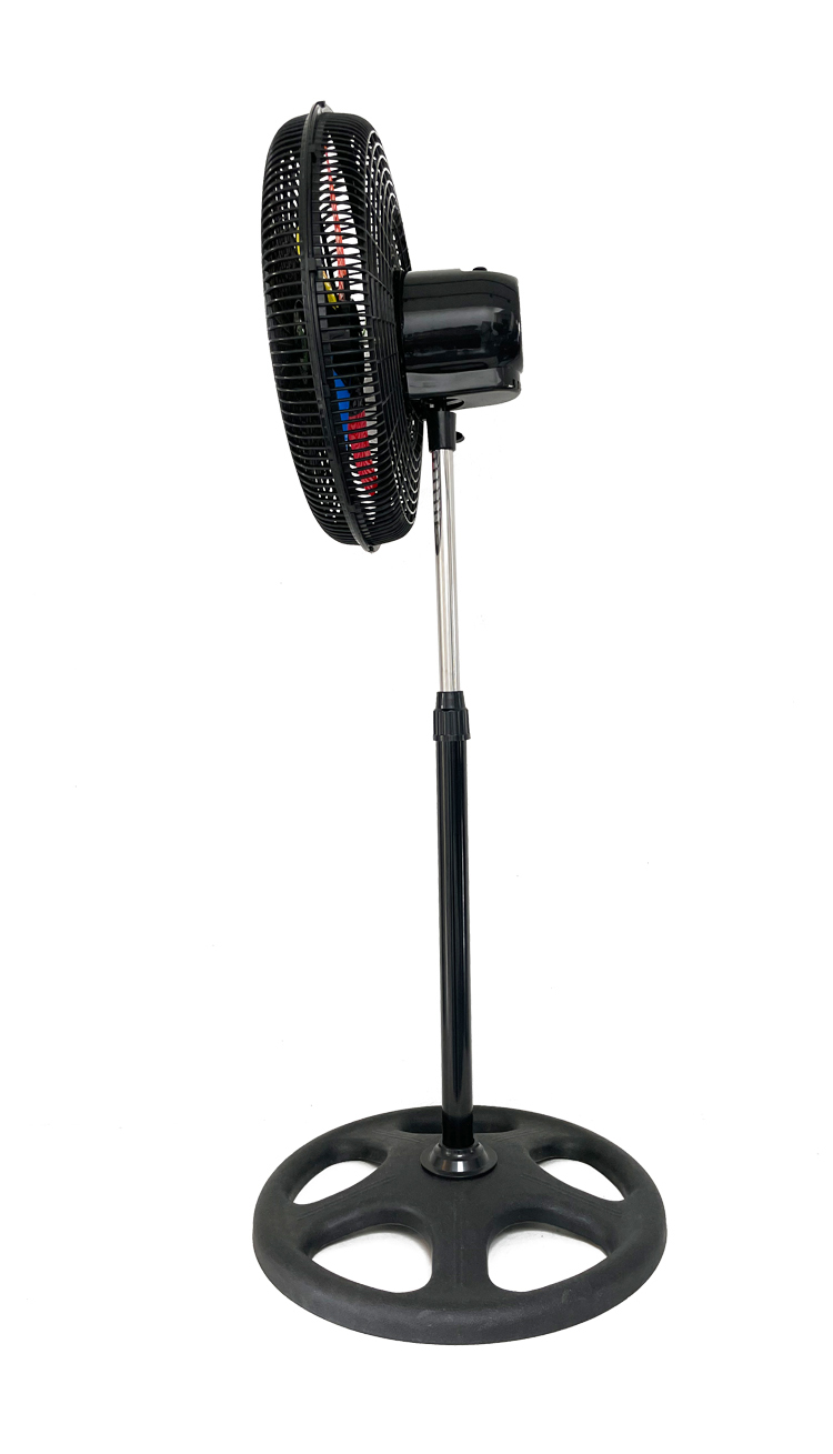 2022 hot  sale south America  18 inch industrial stand  fan  with  5 pp  colour  blade