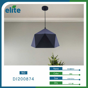 Moderno geometrico in ferro luce lampadario di cristallo E26 Base per sala da pranzo Hotel decorazione appesa disponibile alla rinfusa forniture - Product Image 1