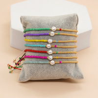 Gelang Manik Miyuki Trendi Go2boho, Gelang Manik Biji-bijian Mungil, Rantai Tumpuk Mutiara Imitasi, Perhiasan Buatan Tangan untuk Wanita Pria, Hadiah