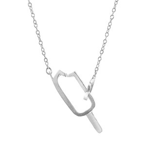 Collar con Colgante de Plata Ice Lolly Link Paradise - Product Image 3