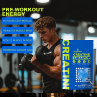 AegleWell Creatine Lollipop |   300g (30 stuks) Voedselkwaliteit Pre-Workout Spierherstel Uithoudingsvermogen Trainingsprestatie