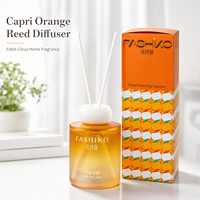 Diffuseur de parfum OEM 130ml, huile essentielle naturelle Capri Orange, écologique, sans danger pour les enfants, longue durée, parfum d'ambiance luxueux