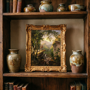 Kindred Spirits Asher Brown Durand Hudson River School - Marco de Fotos de Resina con Paisaje, Arte de Pared Enmarcado Vintage, Decoración del Hogar Hecha a Mano - Product Image 5