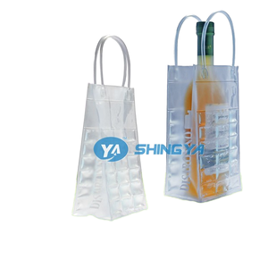 Wasserflaschen-Kühltasche Wieder verwendbare PVC-Wasserflaschen-Kühltasche PVC-Wein kühltasche mit <span class=keywords><strong>Gel</strong></span> im Inneren - Product Image 6