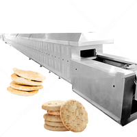 Machine à pain pita à chauffage au gaz, machine à pain plat, machine à pain à poche, machine à rôtir, ligne de production de pain pita