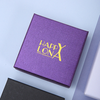 Ensemble de présentation de bijoux élégant A1 avec boîtes colorées superposées, boîte de présentation ouverte et accessoires d'entretien pour offrir en cadeau