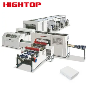 A4 Paper Ream Packing Machine Automatic Roll To Sheet Cutting Machine