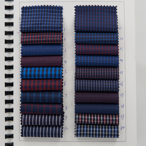 Vải dệt nhuộm sợi kẻ ca rô, kẻ sọc, chất liệu TC bán buôn nhà máy, dùng cho áo sơ mi và đầm - Product Image 2