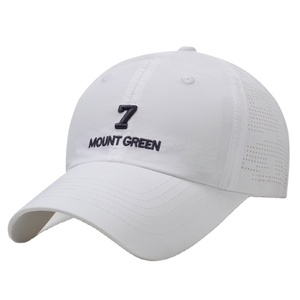 2026 Summer PVC 6-Panel Baseball <b>Cap</b> <b>Quick</b>-<b>Dry</b> Breathable Outdoor Sun Protection Embroidered Female Adult Alphanumeric Text - Product Image 1