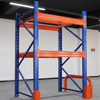 Estante de Almacenamiento de Palés, Estante de Almacenamiento de Acero de Alta Resistencia, Acero Q235B para Distribución de Mercancías con Capacidad de Carga de 1000-4000 kg