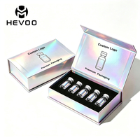 Caja Magnética Impresa Personalizada para Empaque de Viales con Logotipo Personalizado e Impresión a Todo Color para Sets de Viales de Vidrio de 2ml, 5ml y 10ml