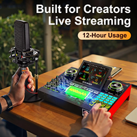 Kit de microphone pour podcast avec support, microphone à condensateur pour smartphones - Connecteur filaire 3,5 mm, microphone Rayco G10 pour la diffusion