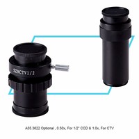 Digital Binocular Zoom Stereo Microscope 6.7X-45X LED Light Source Electron Microscope