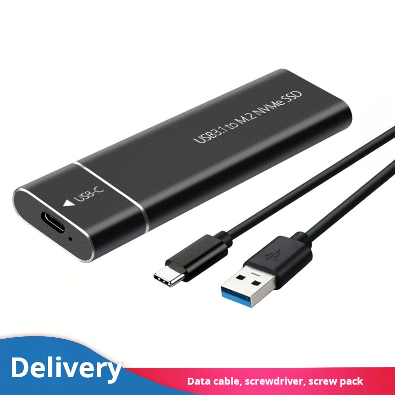USB 3,1 NVME negro