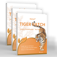Plester Herbal Tiger Balm Ukuran Besar, Plester Panas Tiger Back Cina untuk Otot dan Sendi Lutut, Bahu, dan Leher
