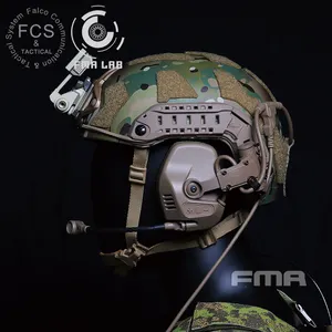 FMA高品质射击户外RAC战术耳机BK/DE/RG/MC/AOR1降噪拾音器战术耳机