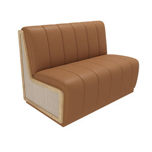 Maßgefertigtes Modernes Holz+PU-Leder Restaurant-Möbelset Café-Sitzbank & Esstische für Hotelnutzung - Product Image 6