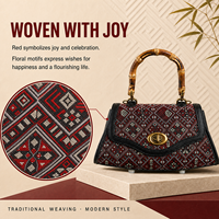 Sac à main en cuir véritable pour femme, avec poignée en bambou, sac à bandoulière de luxe de créateur, idéal pour un usage quotidien