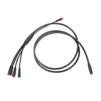 1,26m Leichtes Kunststoff-Isoliertes 36V Elektroroller-Display-Bildschirm-Stromadapterkabel Reinkupfer-Leiter Verkabelungsset