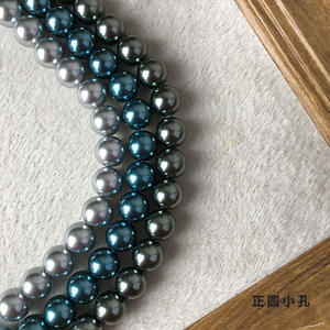 Perles rondes classiques en coquillages naturels Xichuan de 3 à 10 mm, perles roses, accessoires de fabrication de colliers et de bijoux DIY - Product Image 4