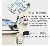Machine industrielle informatisée pour la pose de bandes de bordure de matelas, machine automatique pour la pose de bandes de bordure de matelas, machine pour la pose de bandes de bordure de matelas