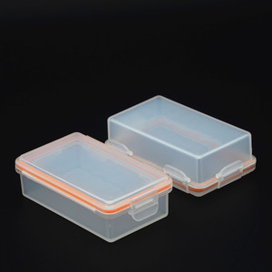18650 Battery Case <b>Waterproof</b> 2 Cells Transparent PP Material <b>Storage</b> <b>Box</b> for Lithium Batteries - Product Image 3