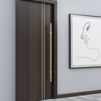 Mains courantes de porte en bois personnalisées en acier inoxydable poignées simples de style chinois poignées de porte en verre modernes pour portes coulissantes en bois