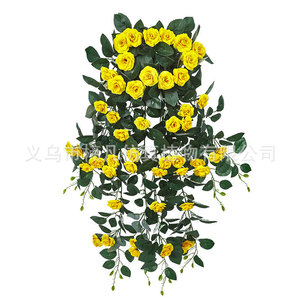 <b>Artificial</b> Rose Vine Wall Decoration Plastic Indoor Wedding Home Decor - Product Image 3