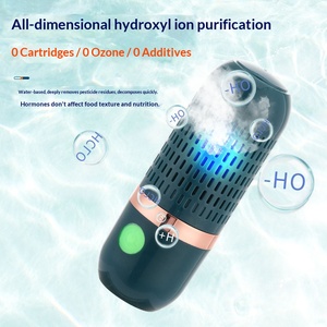 Home Fruit <b>Vegetable</b> Washing Machine 2400mAh Rechargeable Rice Cleaning Portable Titanium Washers Grill Cordless <b>Brush</b> - Product Image 3