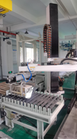 Robot de palettisation industriel de type colonne, machine de palettisation automatique pour sacs en feuille avec pince à fourches pour ligne d'empilage de sacs