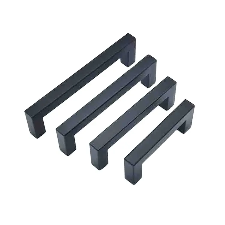 Kitchen Square Cabinet Handles Matte Black Cabinet Pulls Black Drawer Pulls Kitchen Cabinet Hardware