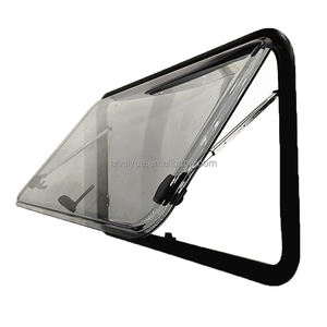 Precio de fábrica 900x550mm RV Autocaravana Off Road Remolque Esquina redonda R70 Ventana con bisagras - Product Image 1
