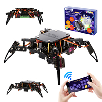 ACEBOTT NOUVEAU Kit de robot araignée STEM Projet de codage DIY scolaire avec tutoriel ESP8266 WIFI APP Robots éducatifs DIY pour Arduino