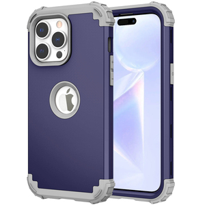 Étui robuste antichoc pour <span class=keywords><strong>iPhone</strong></span> 15 Pro Max, hybride 3 en 1, protection contre les chocs, étui robuste pour <span class=keywords><strong>iPhone</strong></span> 15 Plus 14 Pro 13 <span class=keywords><strong>12</strong></span> 11 XS XR - Product Image 1