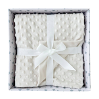 Couverture Bébé Personnalisée avec Logo, Vente en Gros, Coffret Cadeau de Luxe pour Baby Shower, Couverture d'Accueil pour Nouveau-né, Couverture d'Emmaillotage pour Bébé