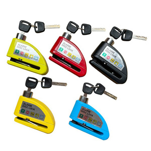 Kunci Cakram Motor <span class=keywords><strong>Alarm</strong></span> Anti Air Anti Maling untuk Skuter dengan 2 Kunci untuk Sepeda Motor, Sepeda, dan Skuter - Product Image 1