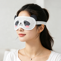 Masque oculaire en gel de perles chaud/froid à motif animal mignon, réutilisable pour soulager les poches sous les yeux - Vente en gros