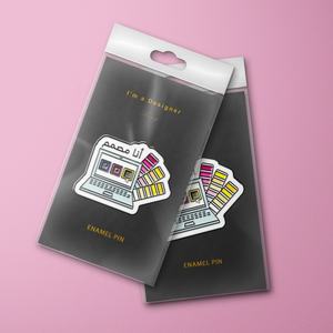 Épingles en émail avec fermoir papillon, vêtements personnalisés - Product Image 5