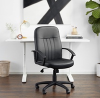 Mobilier de bureau en PU à hauteur de siège réglable chaise moderne mobile de haute qualité usine vente en gros 360 chaise de bureau pivotante