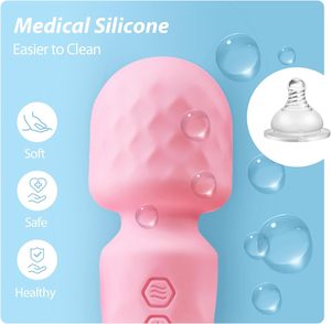 Colorful Medium ZC-20240508-16 Female Mini Wand <b>Vibrator</b> with Powerful Clitoral Stimulation and Massager - Product Image 3