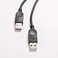 USB 2.0 A 1 Buchse auf 2 Dual-USB-Stecker Data Hub-Netzteil Y Splitter USB-Ladekabel Kabel Verlängerung kabel