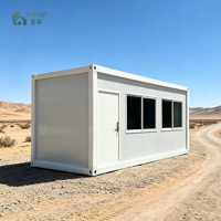 Casa Móvil Modular Portátil, Casa Contenedor Desmontable Prefabricada, Casas Modulares con Estructura de Acero de Alta Calidad, Mini Casa