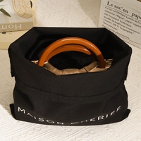Housses de sac à poussière en tissu lin coton noir doux et écologique imprimé Sizelogo personnalisé pour sacs à main sacs à main chaussures
