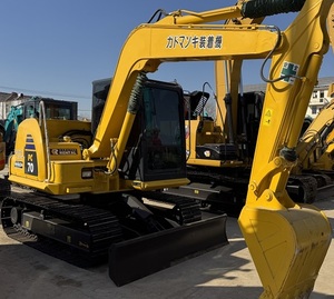 Excavatrice d'occasion certifiée EPA Komatsu PC70/PC60/PC56 de 7, 6 et 5 tonnes, chenilles en caoutchouc, mini-excavatrice, 95% neuve, haute qualité. - Product Image 1